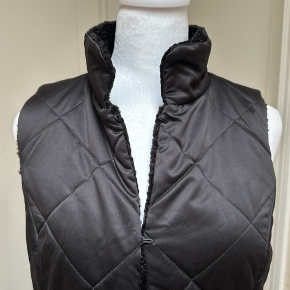 NWOT Ralph Lauren Faux Fur Reversible Vest (S) - Picture 3 of 7